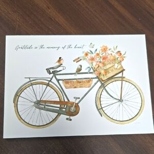 Legacy Publishing Set of 6 Flower Market Bike Thank You Cards